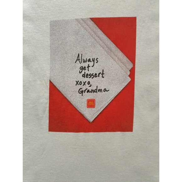 McDonald's White and Red Short Sleeve Tee - Picture 2 of 6